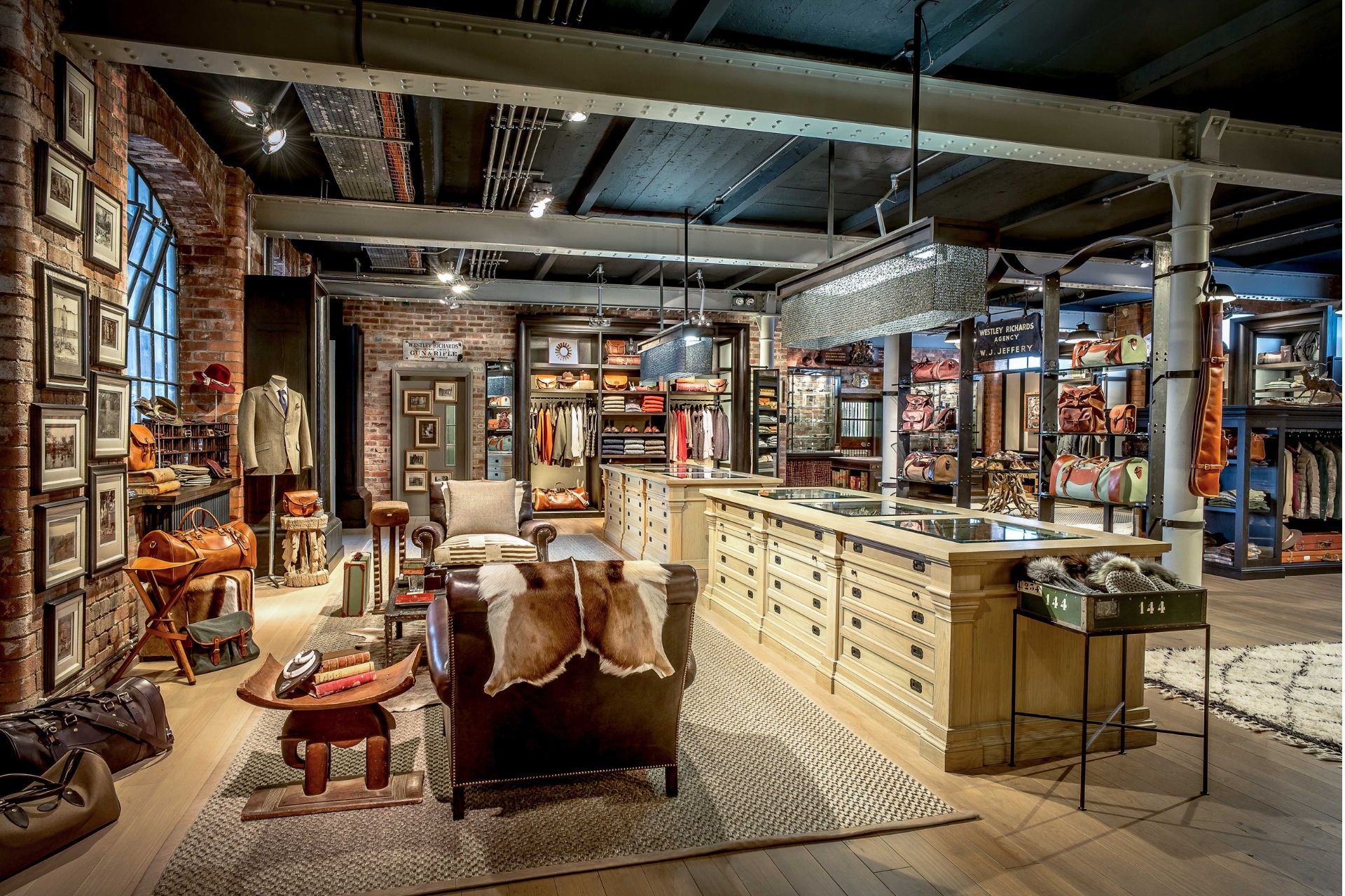 Westley Richards leather shop