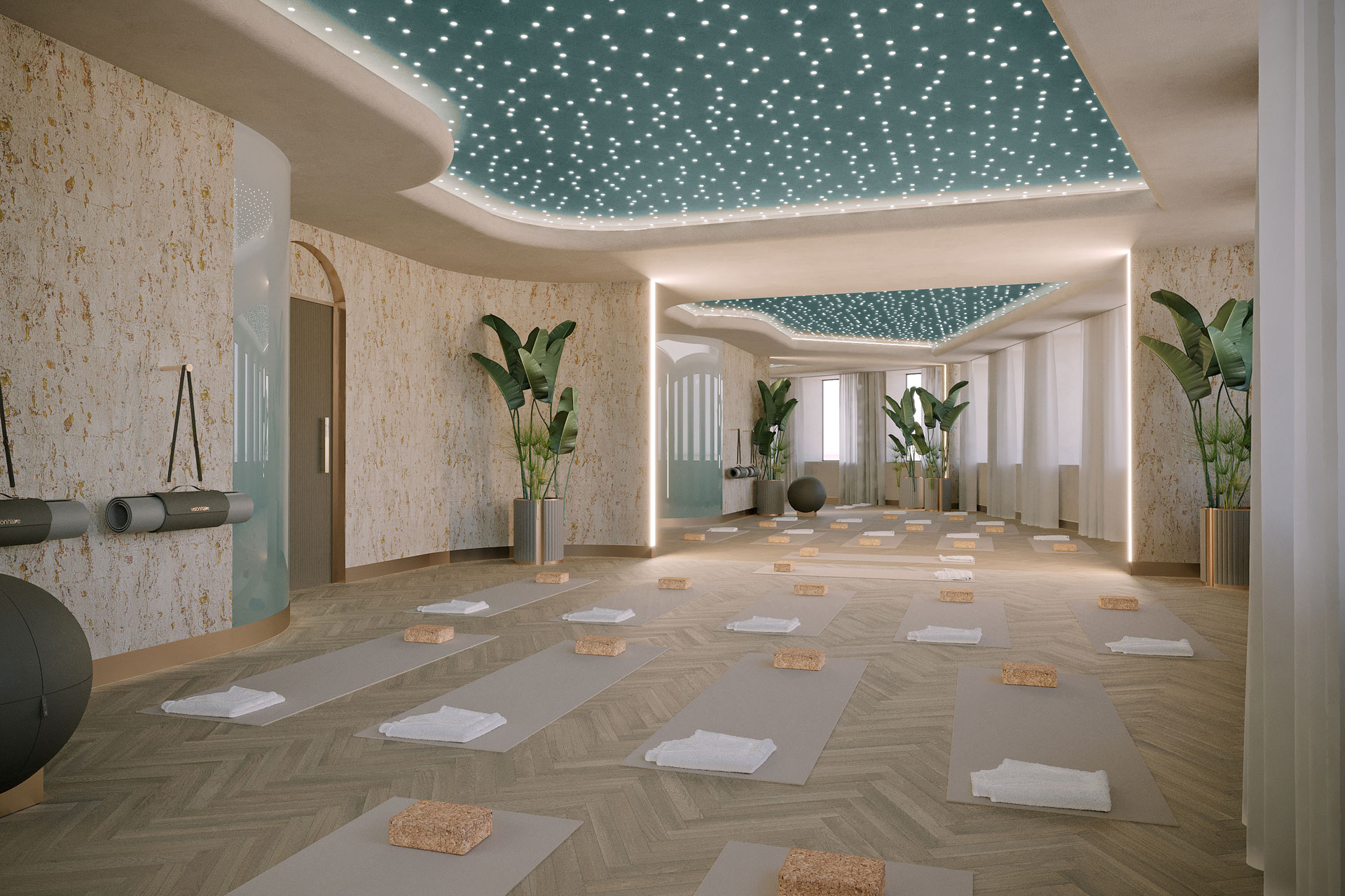 Yoga studio at LERÉI