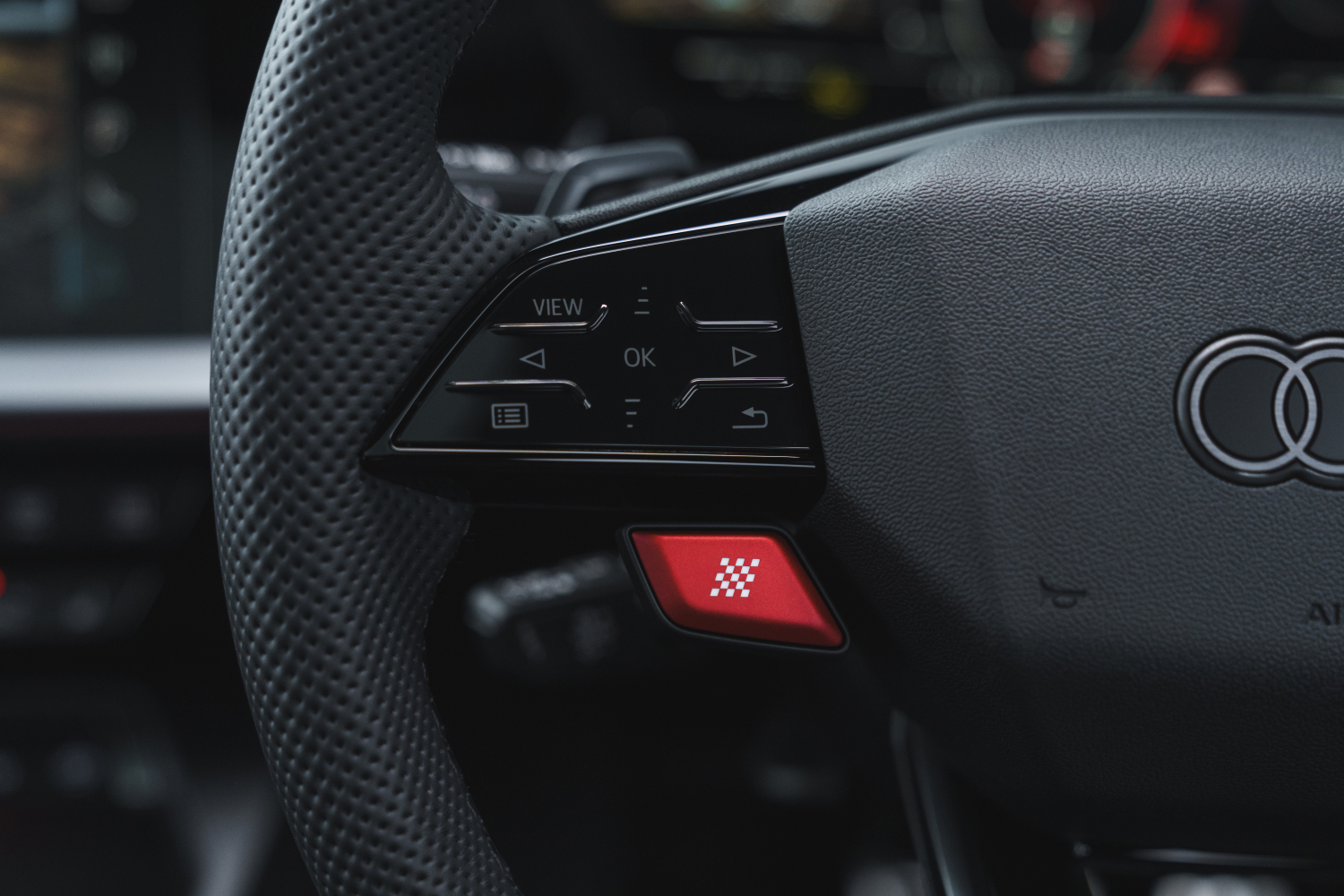 Audi RS 3 steering wheel