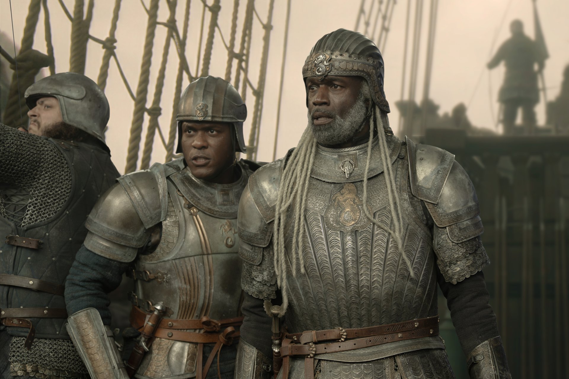 A still from House of the Dragon season 3 featuirng Abubakar Salim