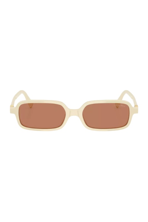 Cream Miu Miu sunglasses