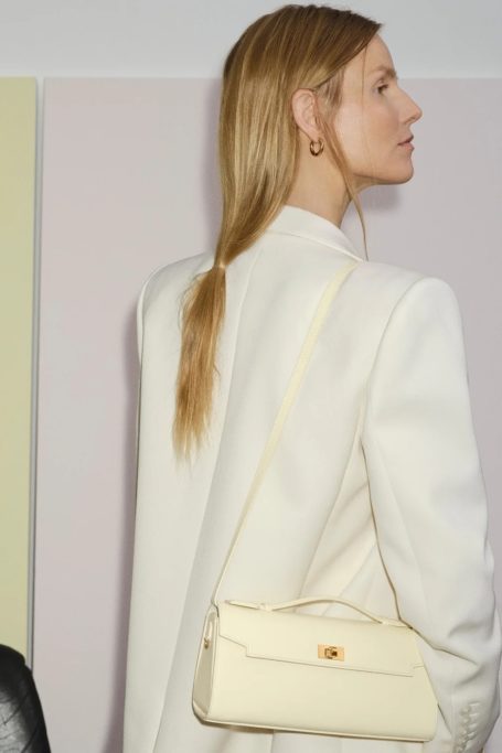 Woman with Anya Hindmarch handbag
