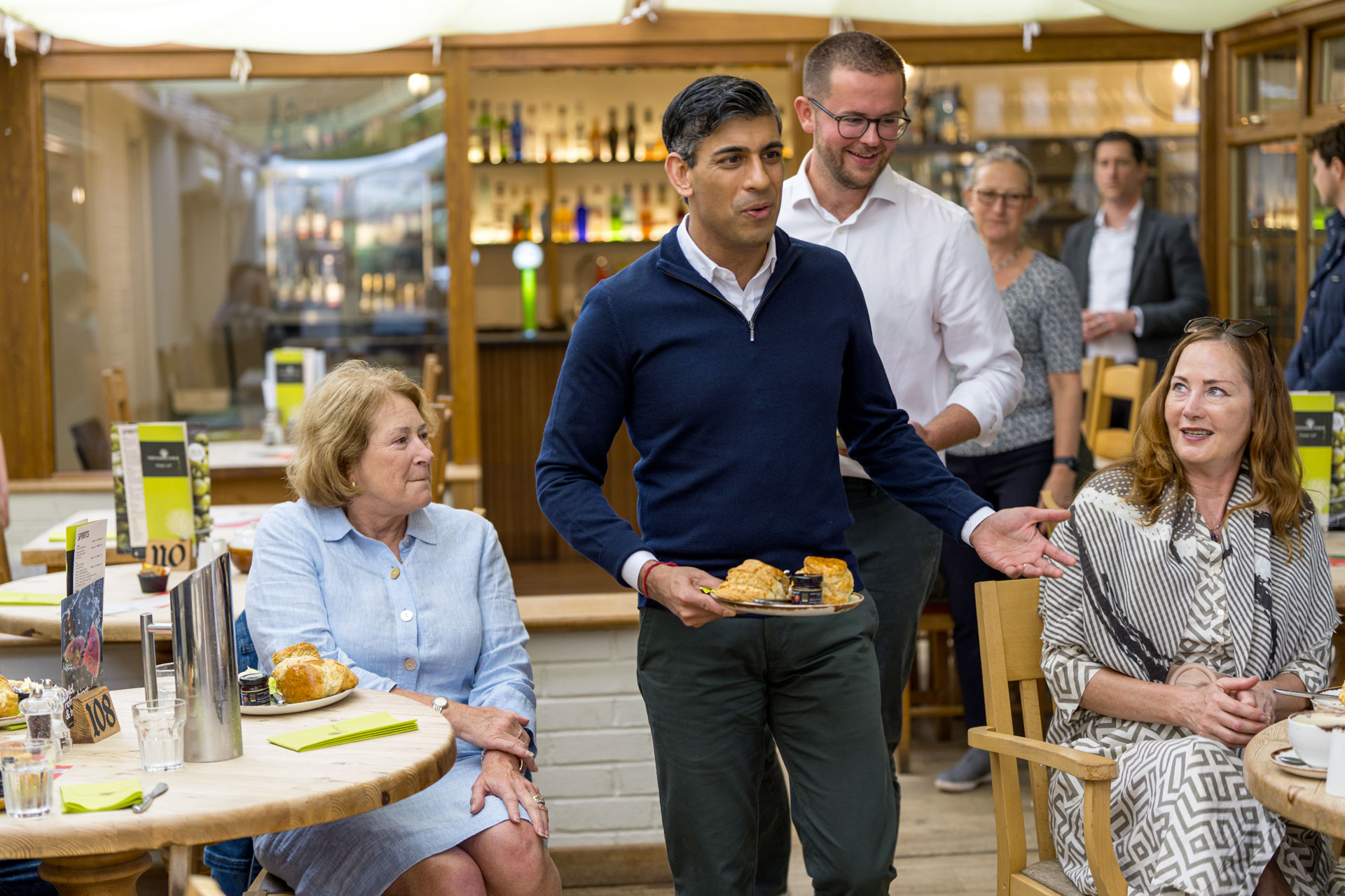 Rishi Sunak with Cornish pasty