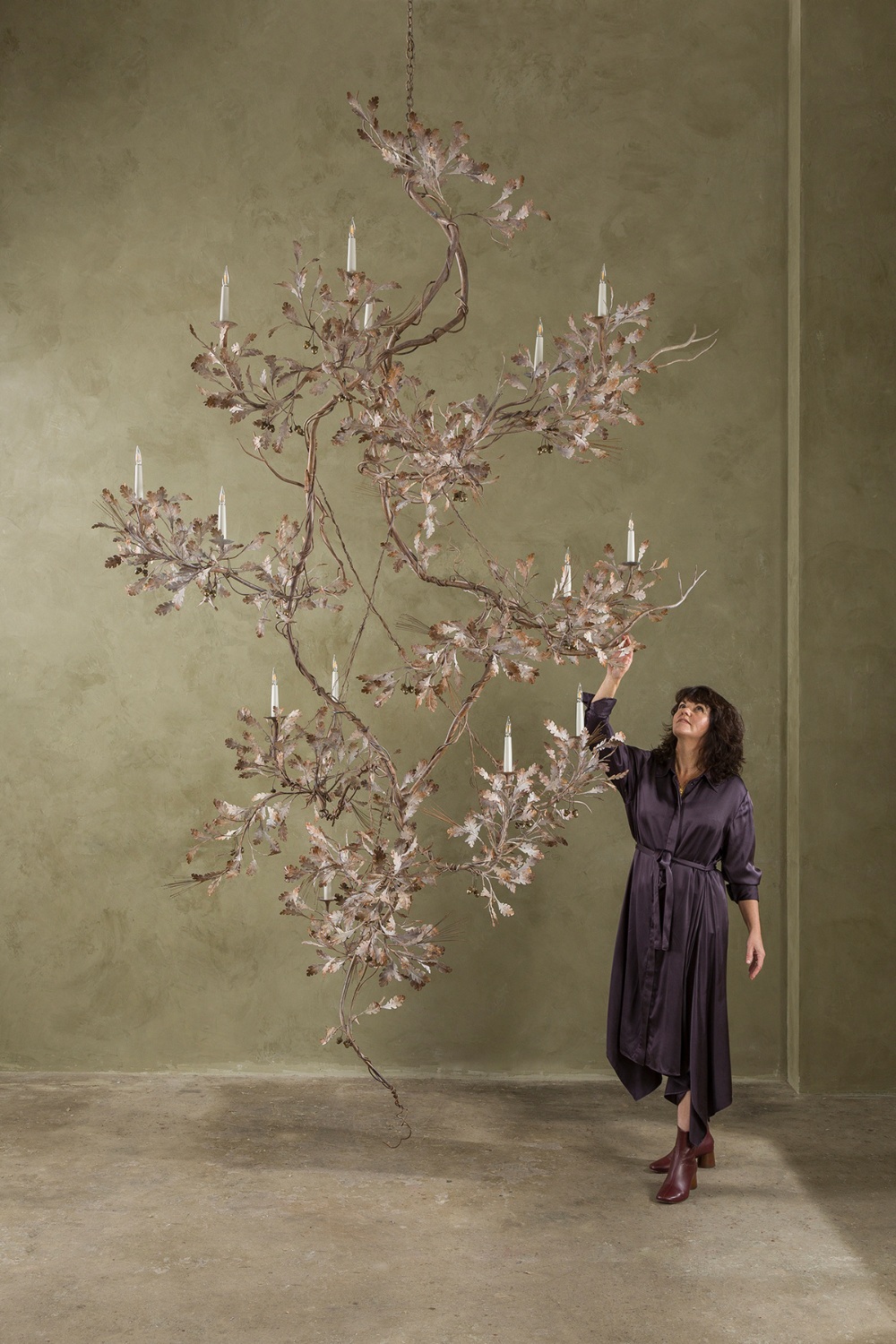A tree like chandelier