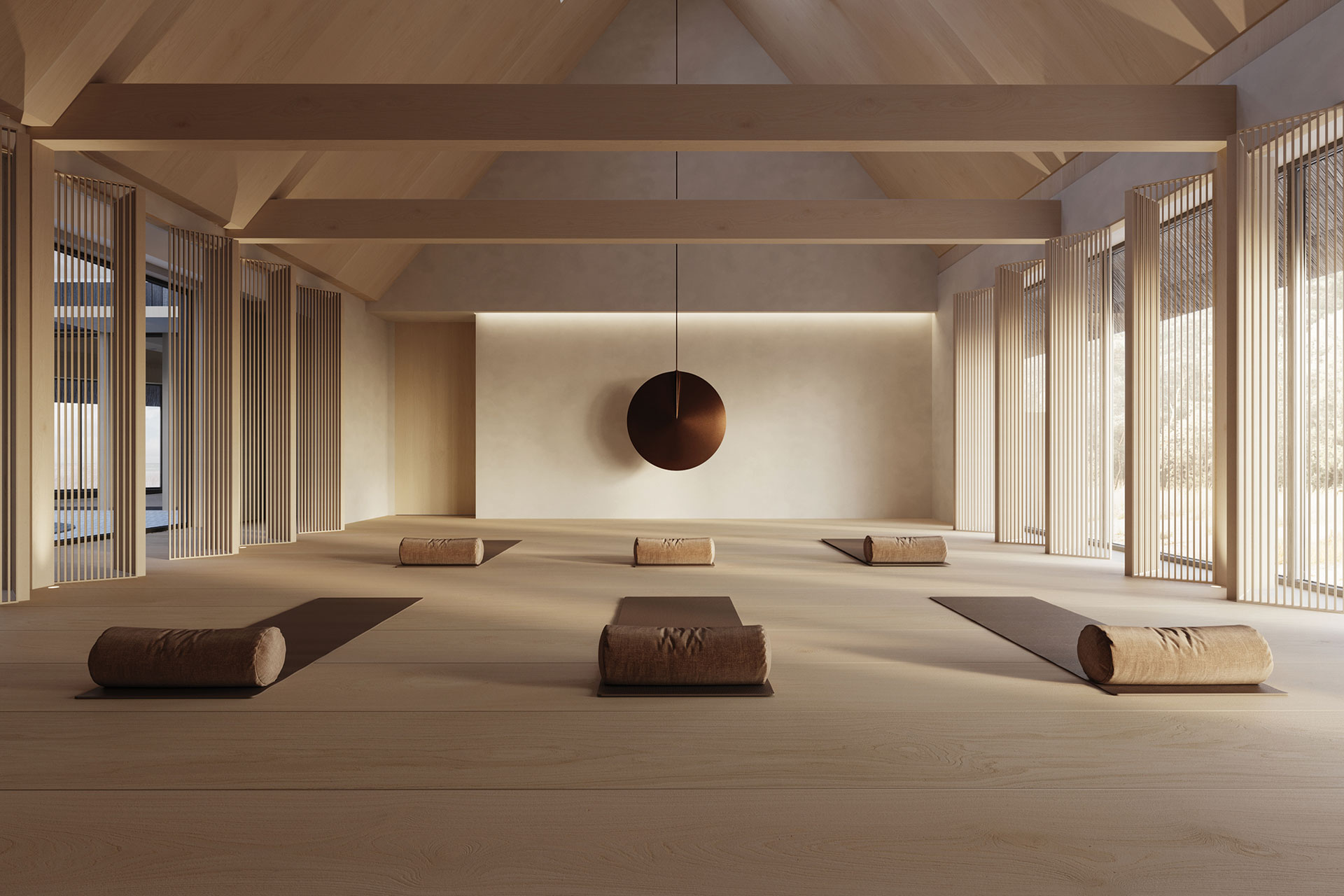 Yoga studio at Eha Retreat