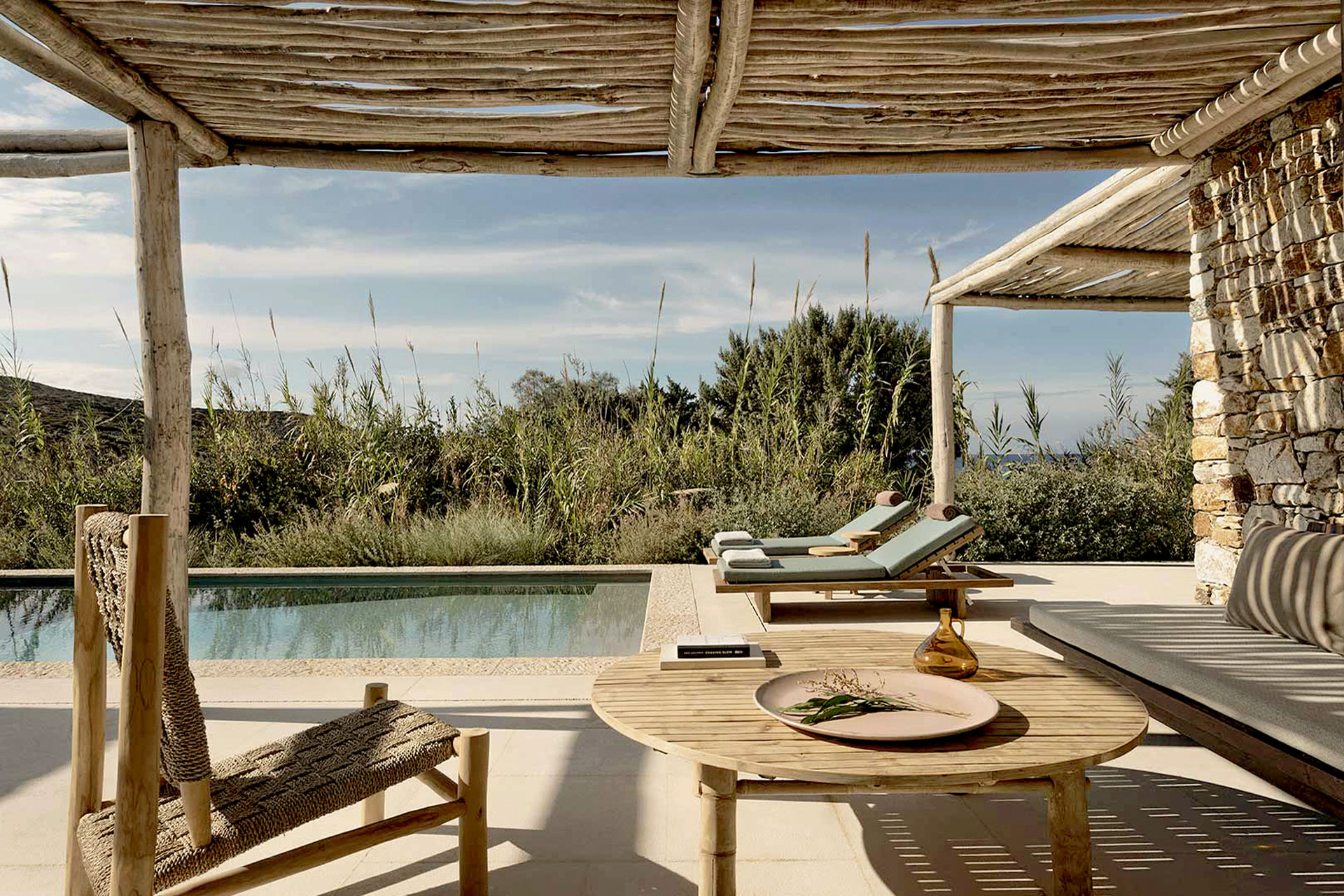 Garden view villa at The Rooster, Antiparos, Greece