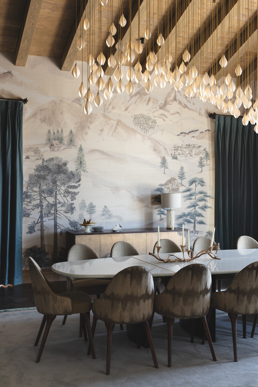 Dining room by Portia Fox