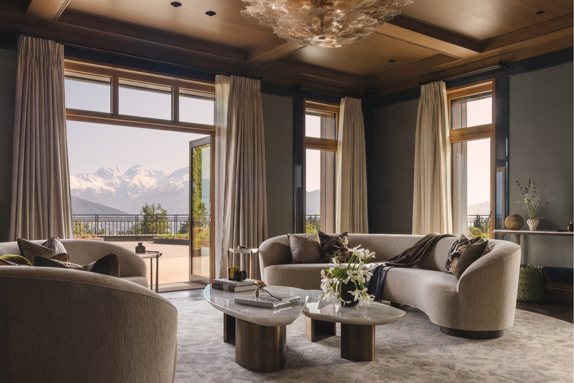Reception room by Portia Fox