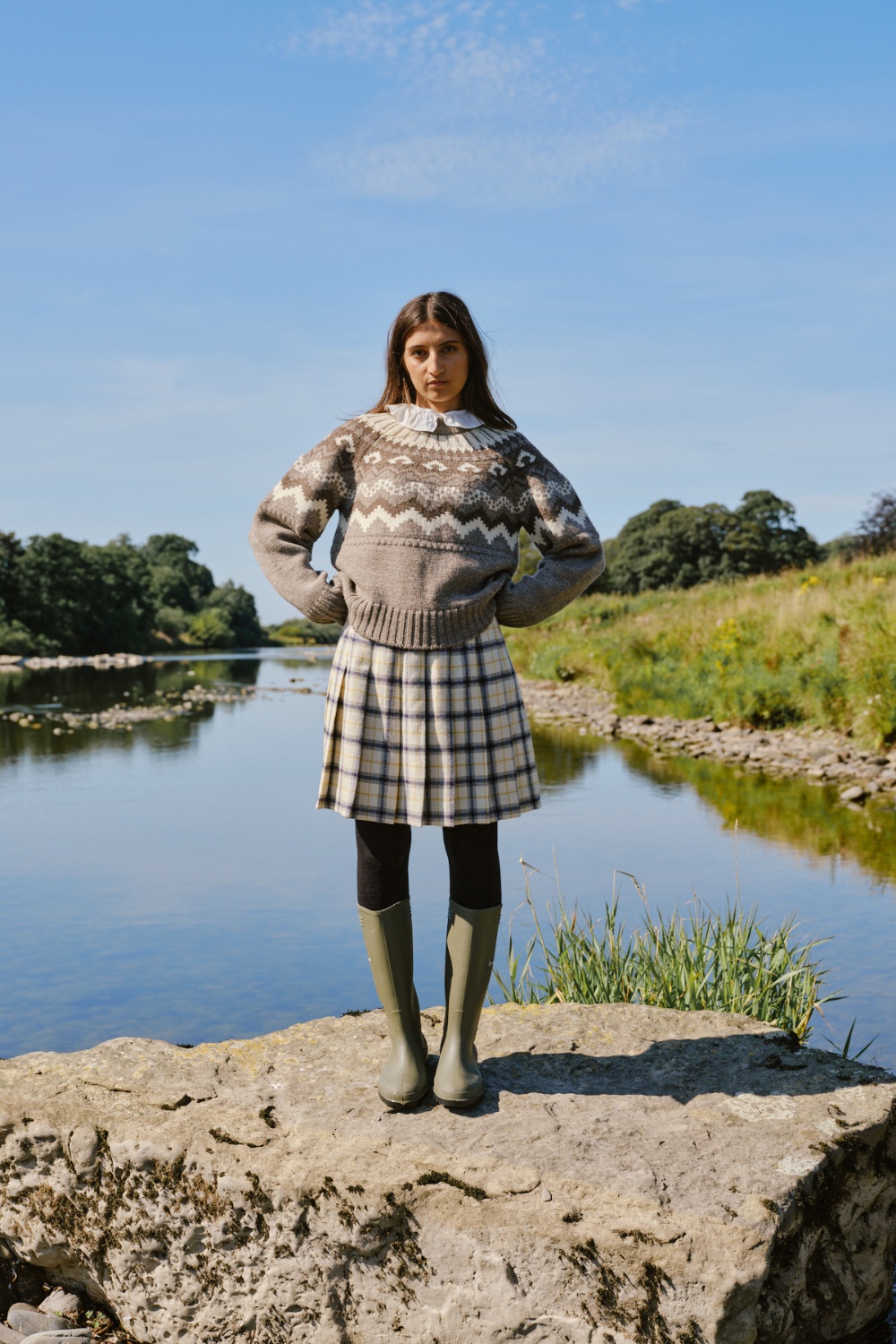 Model wearing HERD AW26