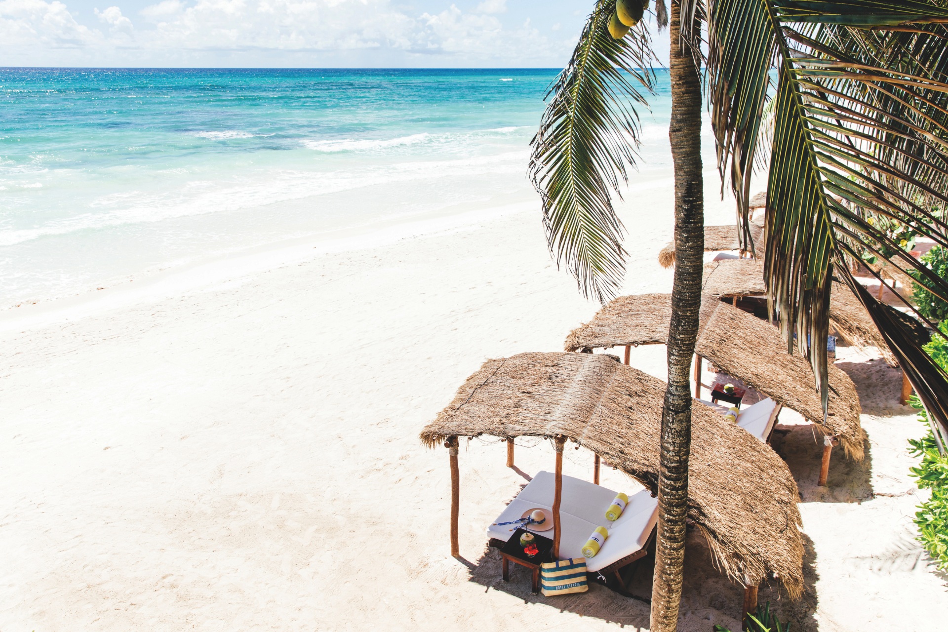Beach view at Hotel Esencia