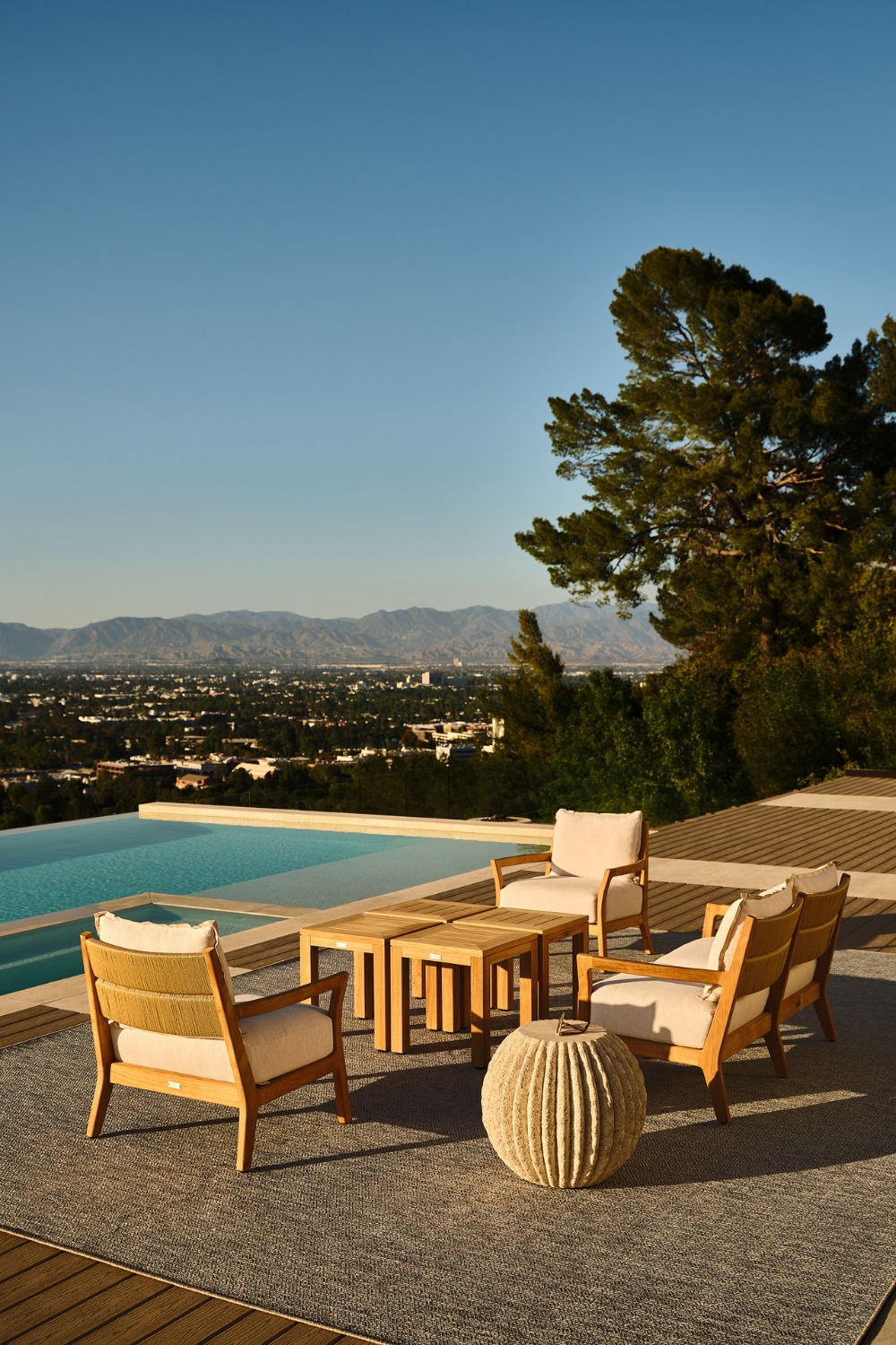 Poolside furniture by JANUS et Cie
