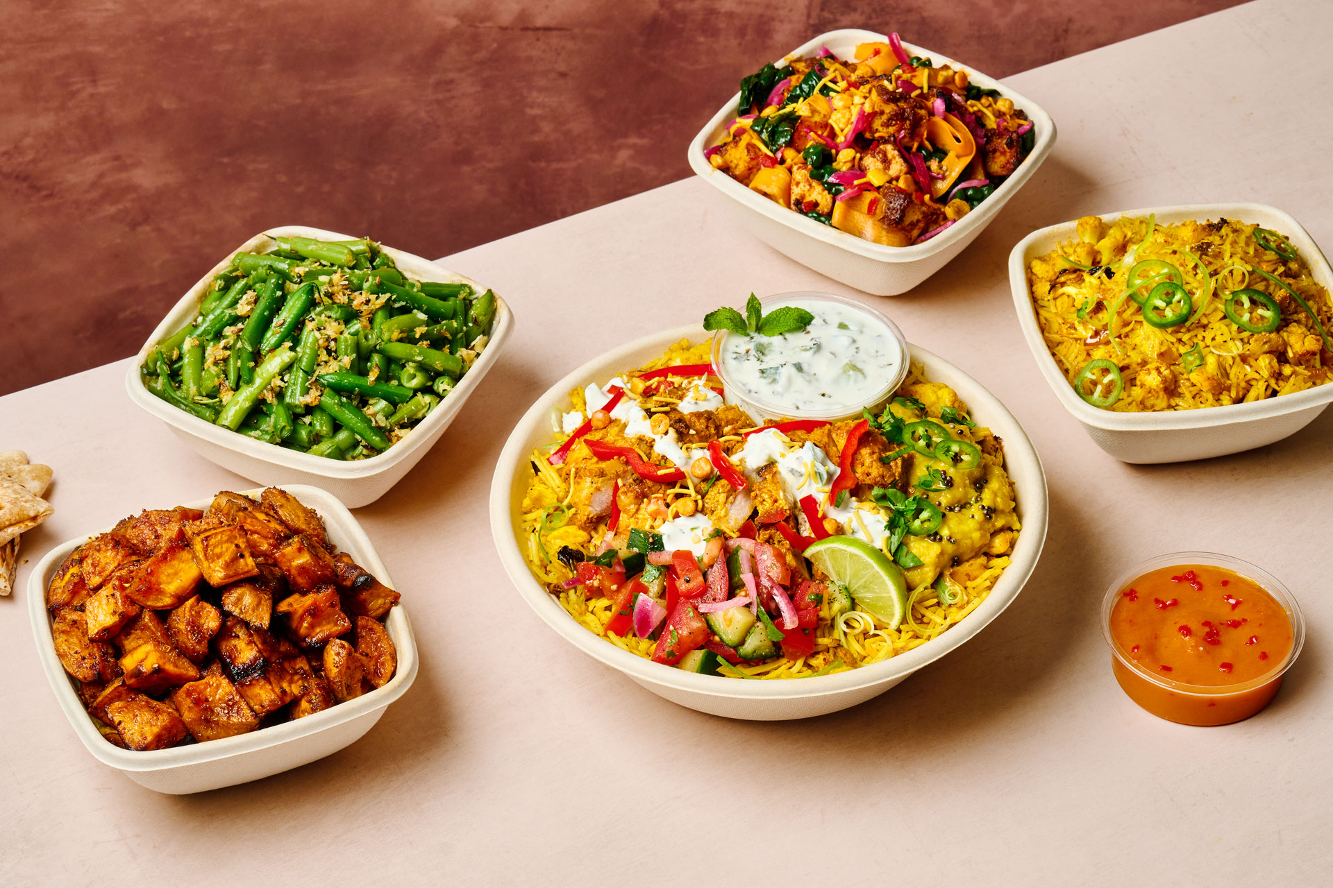 Thali bowls from Kaana, London