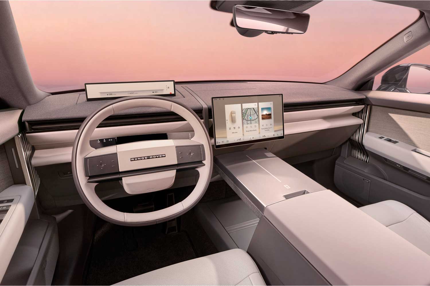 Range Rover GT interior rendering