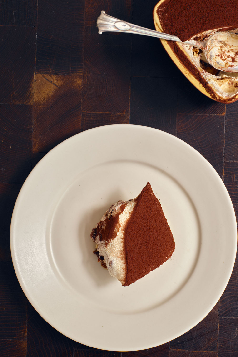 Tiramisu at Rosina restaurant