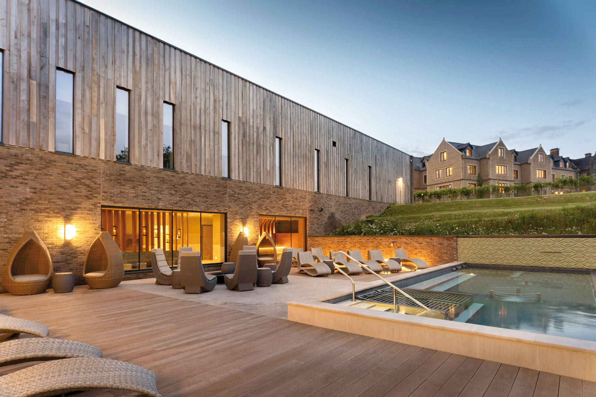 The pool at South Lodge hotel