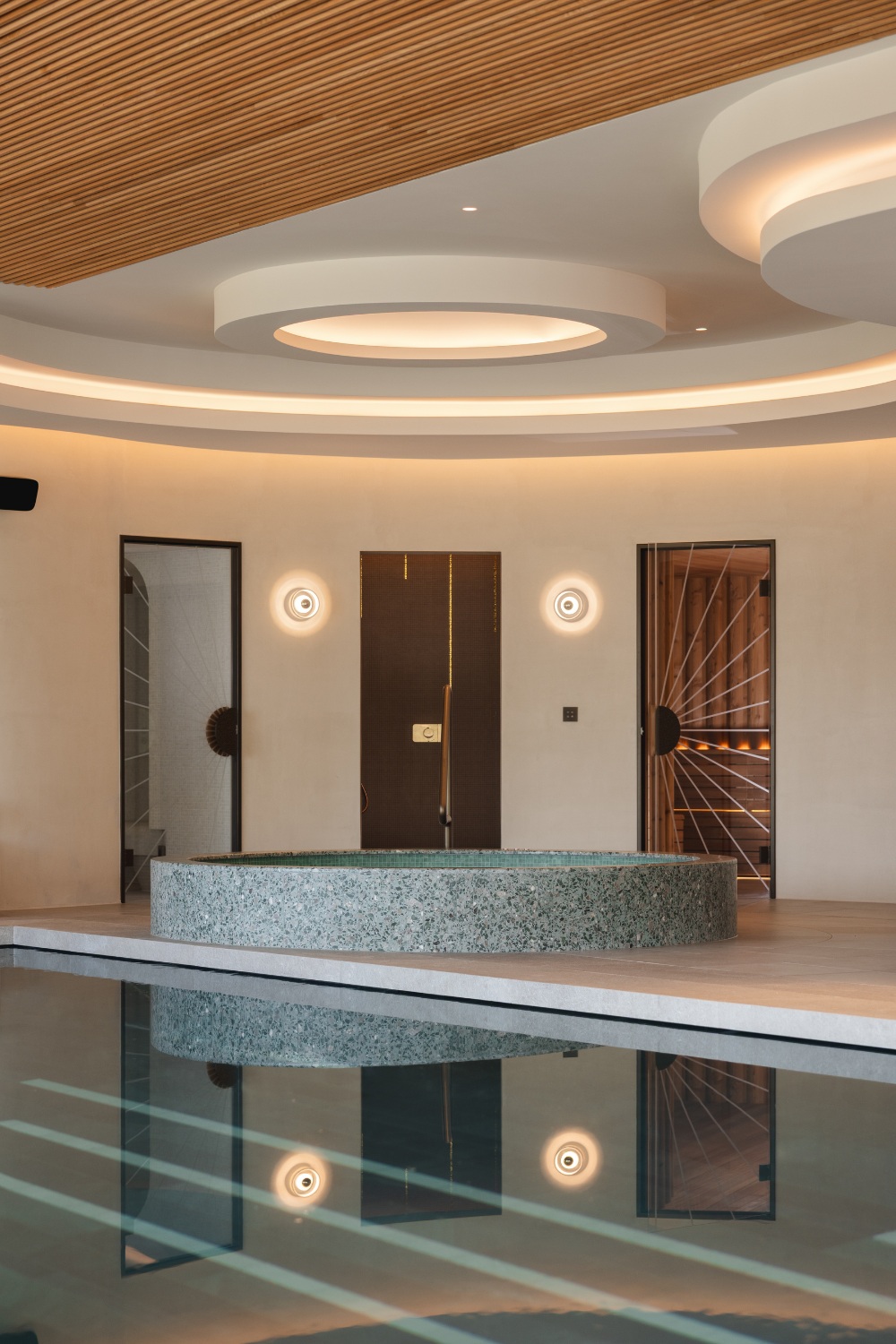Indoor pool by Portia Fox