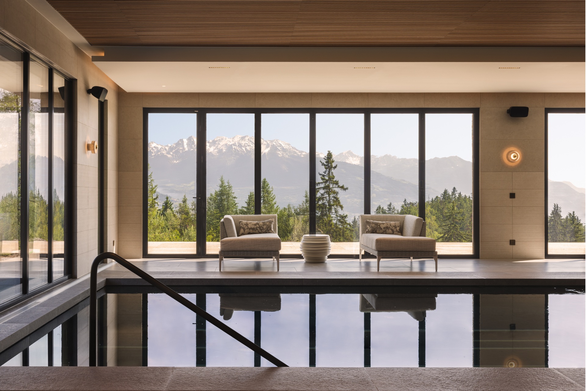Indoor pool by Portia Fox