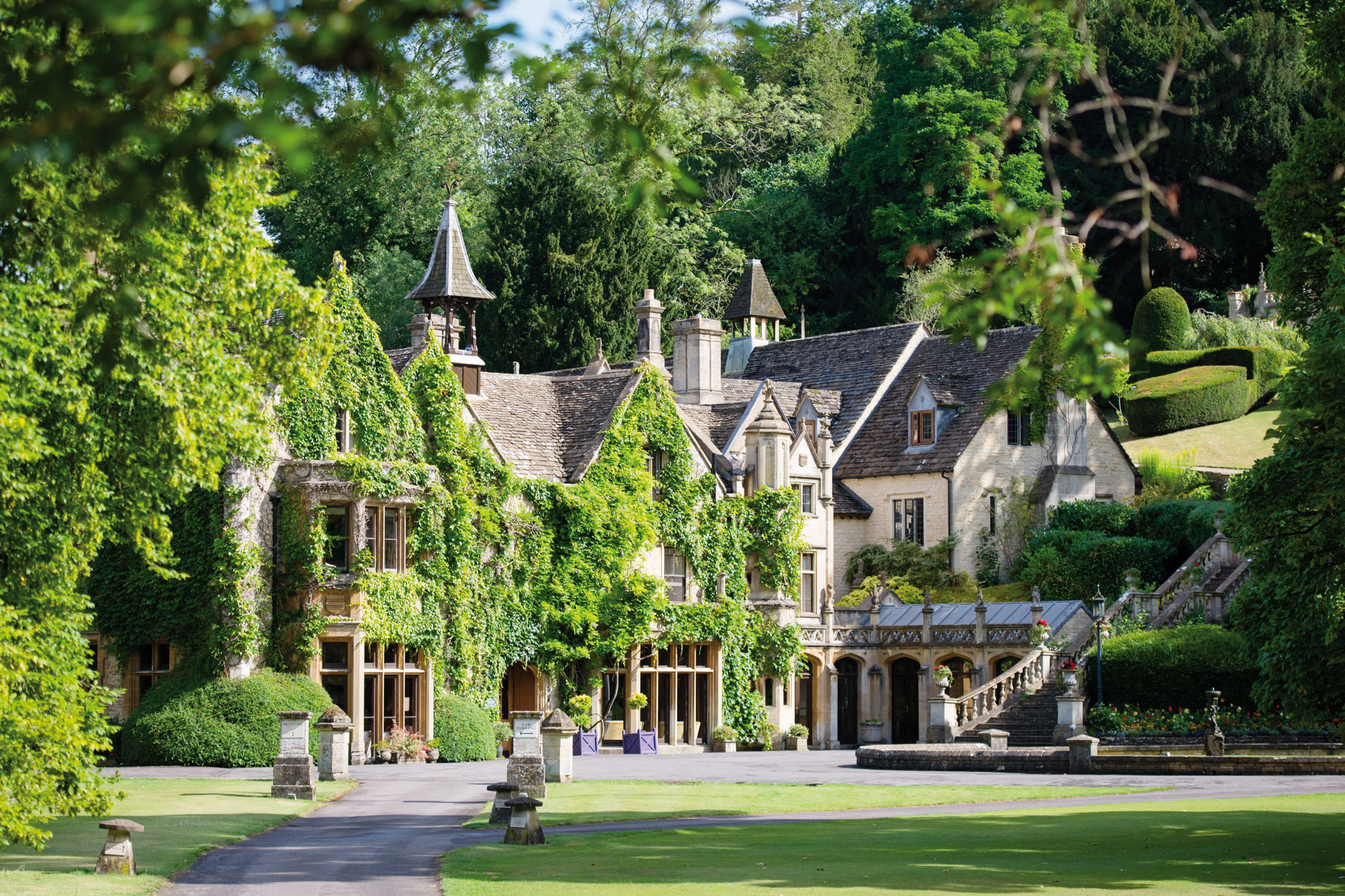 Exterior of The Manor House hotel