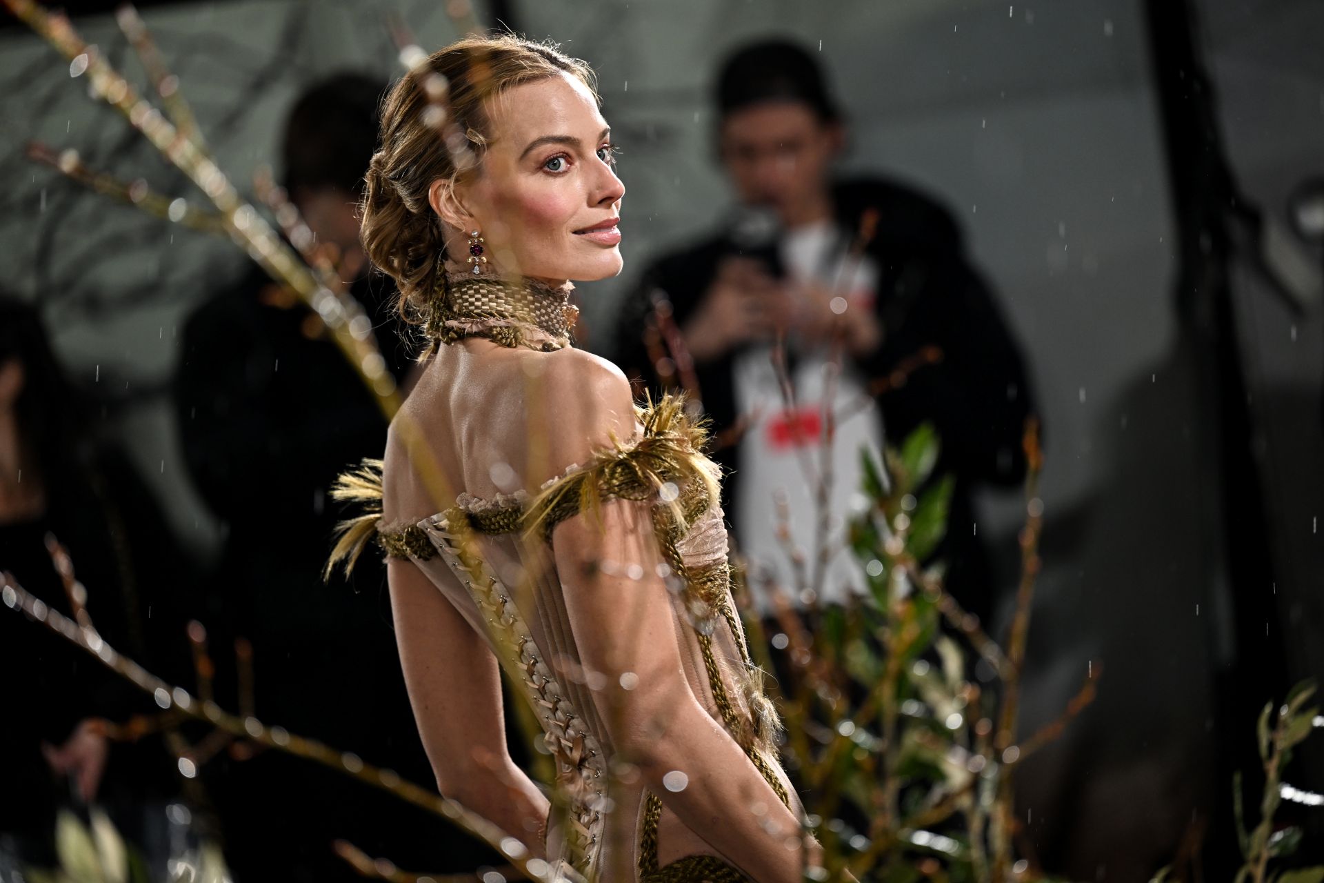 Margot Robbie at the Wuthering Heights UK premiere, 2026.