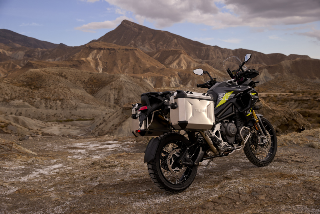 The motorbike in the desert
