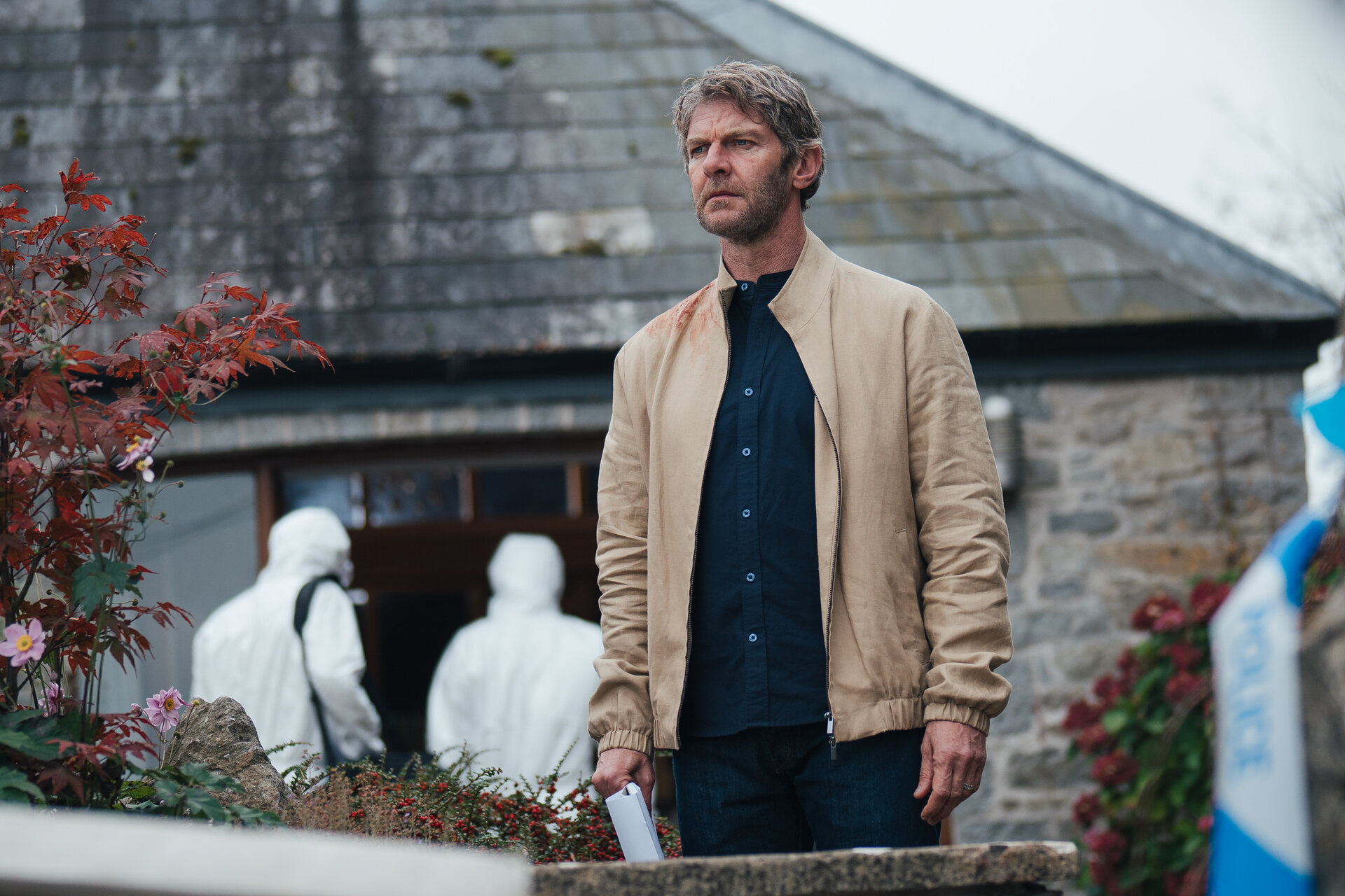 Leonard Krall (SAM HAZELDINE) in The Rapture.
