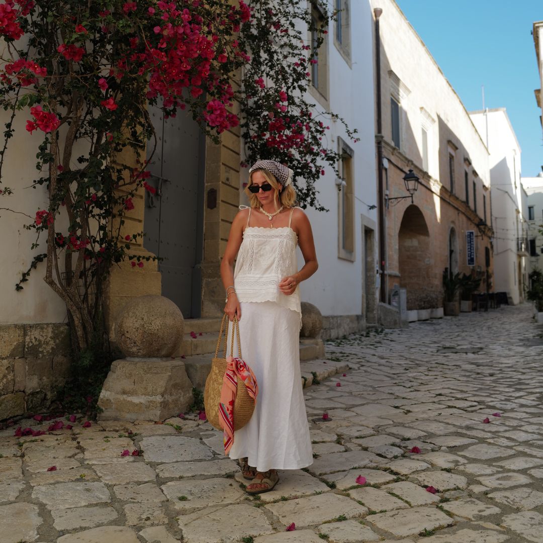 Emily Tierney in Puglia