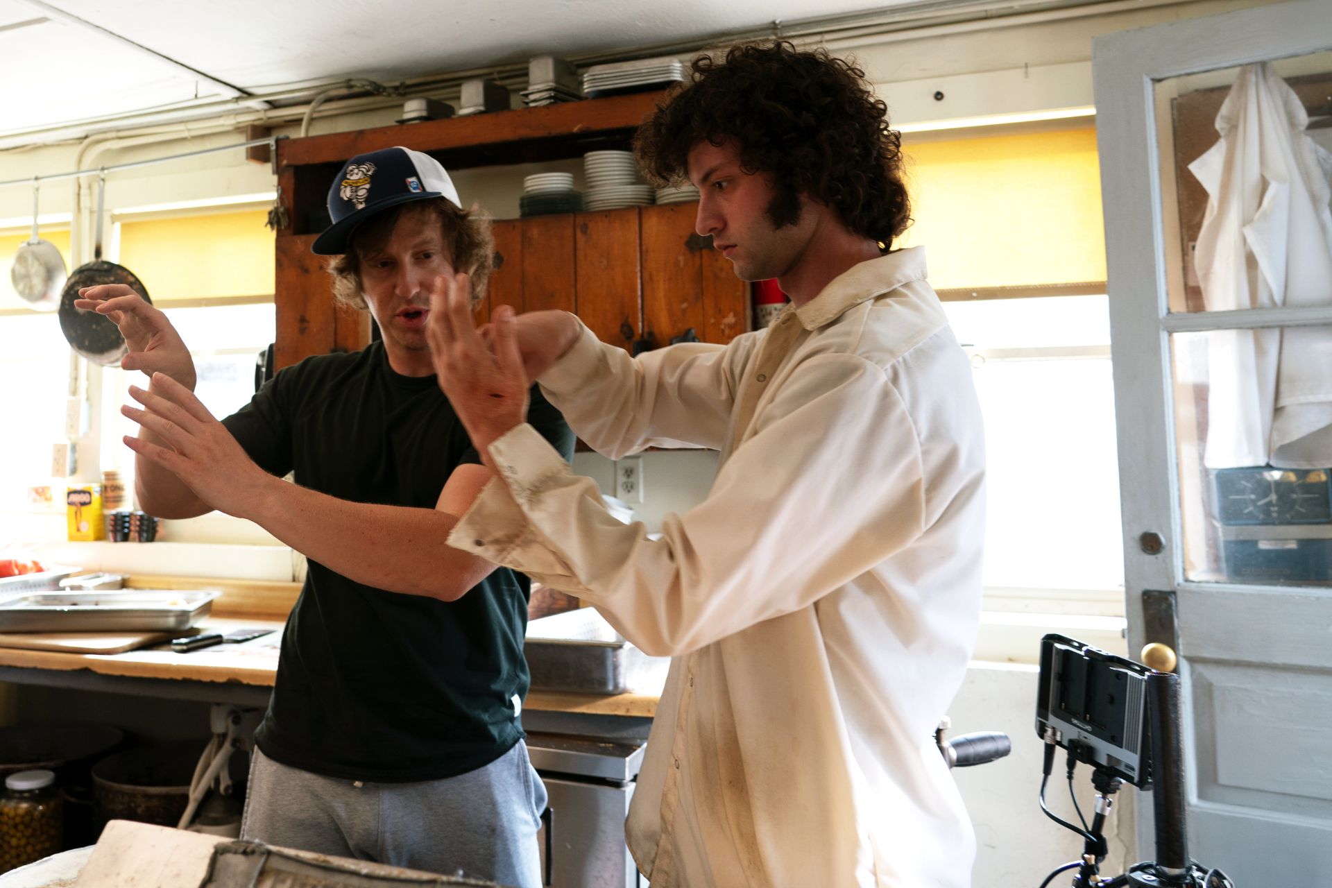 Matt Johnson and Dominic Sessa in Tony