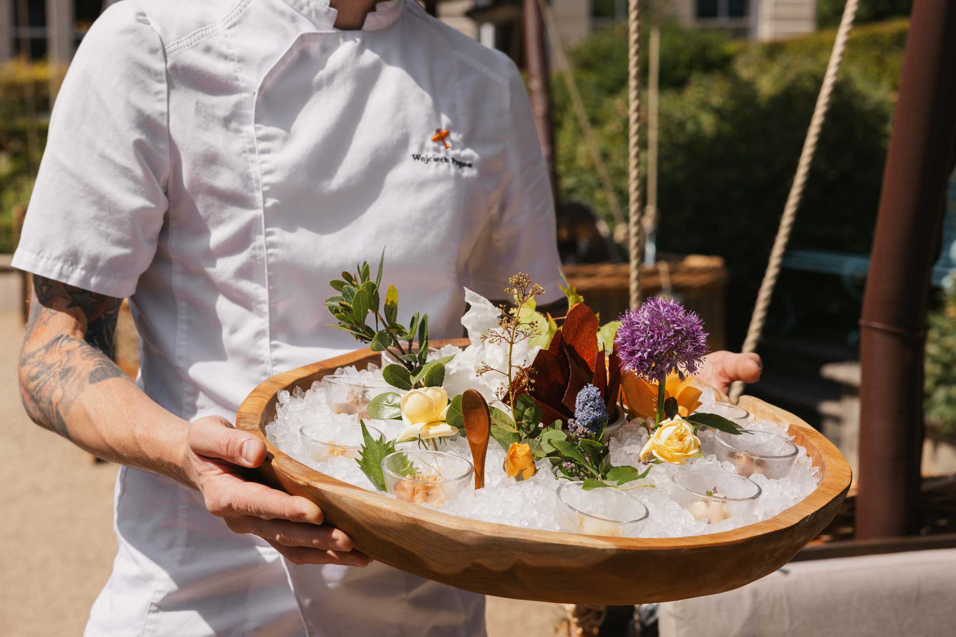 A tartare platter at Beaverbrook