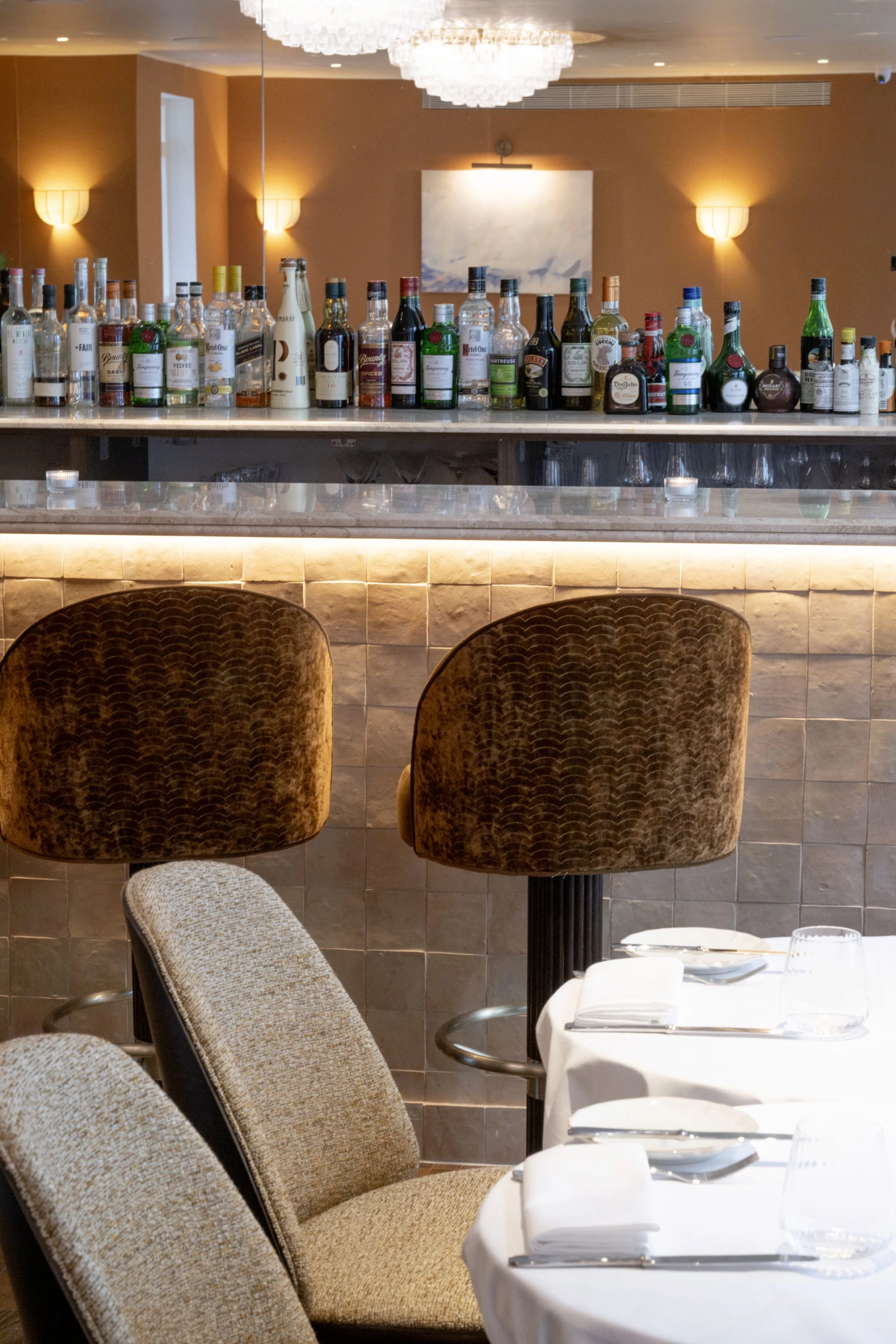 Latine's bar counter