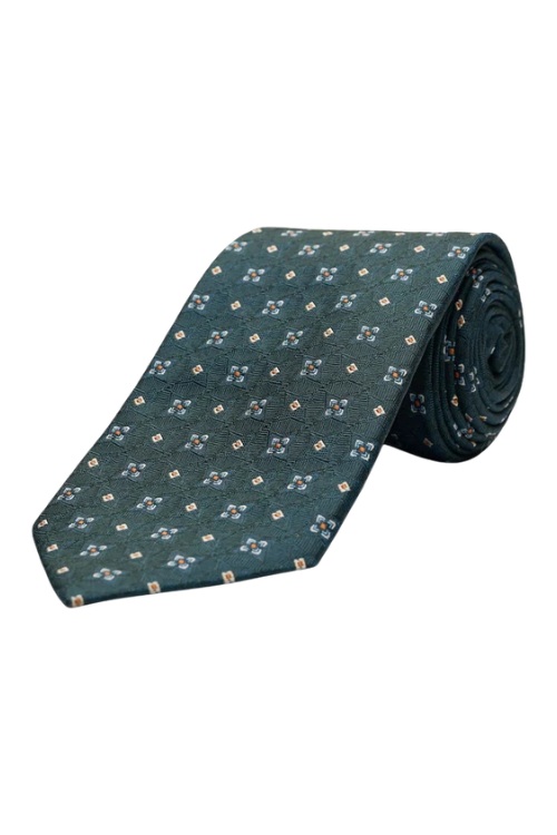 Gieves & Hawkes Newberry Diamond Teal Tie