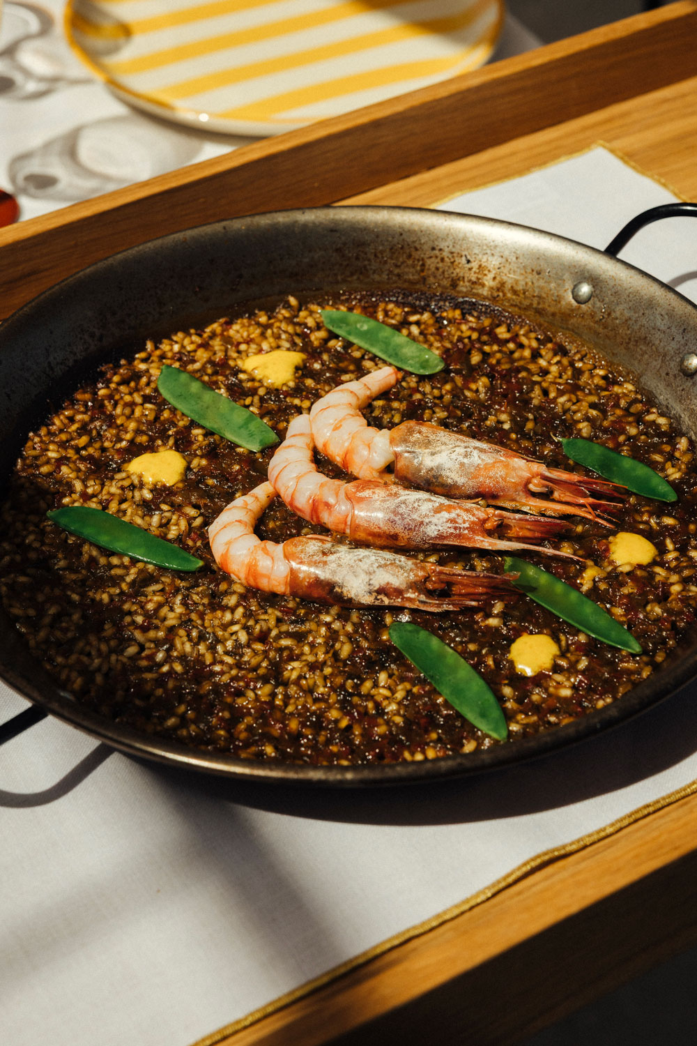 Seafood paella at Gran Hotel Margalida, Mallorca