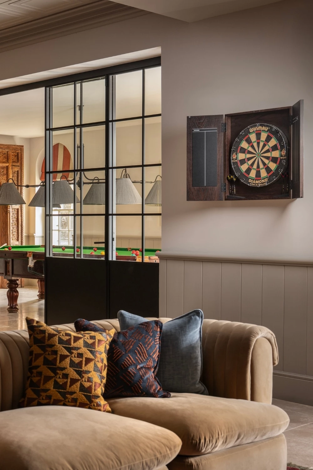 Games room designed by Ward & Co