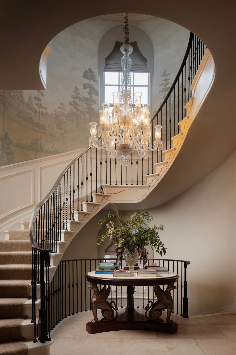 Entrance staircase designed by Ward & Co