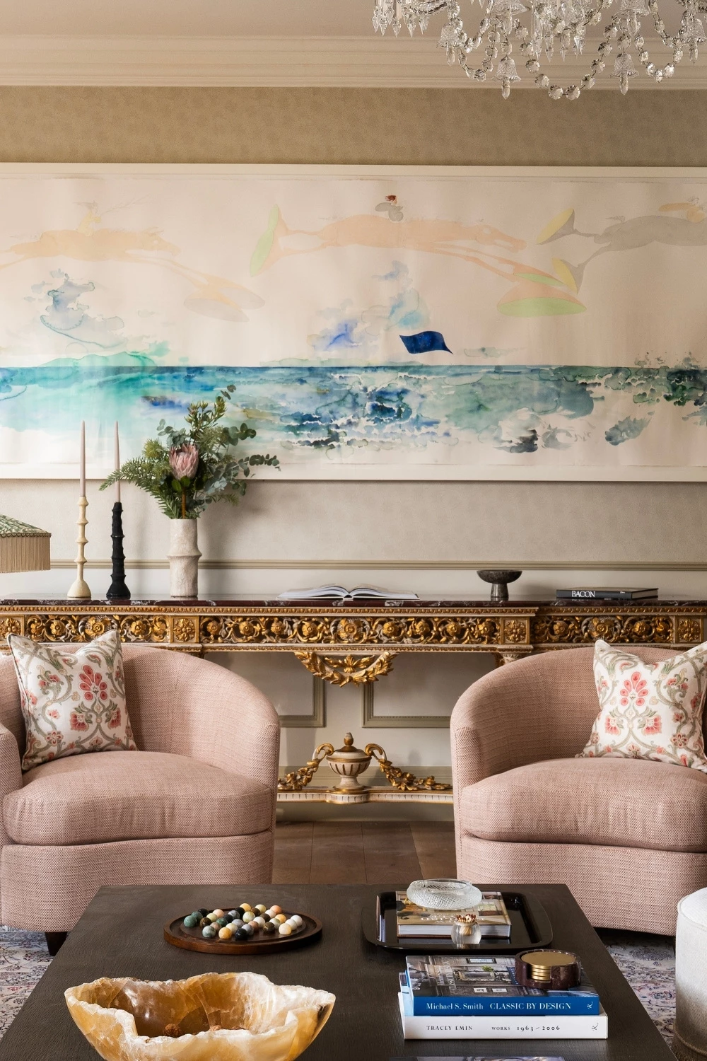 Sitting room designed by Ward & Co