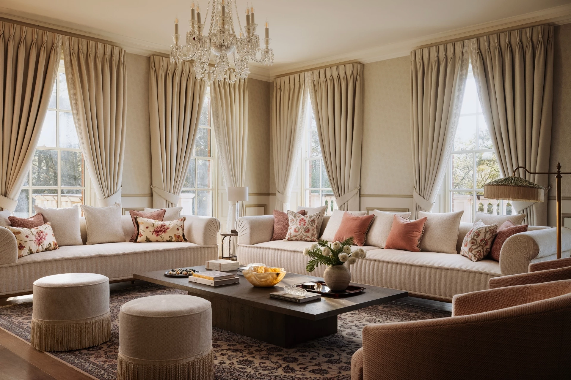 Sitting room designed by Ward & Co