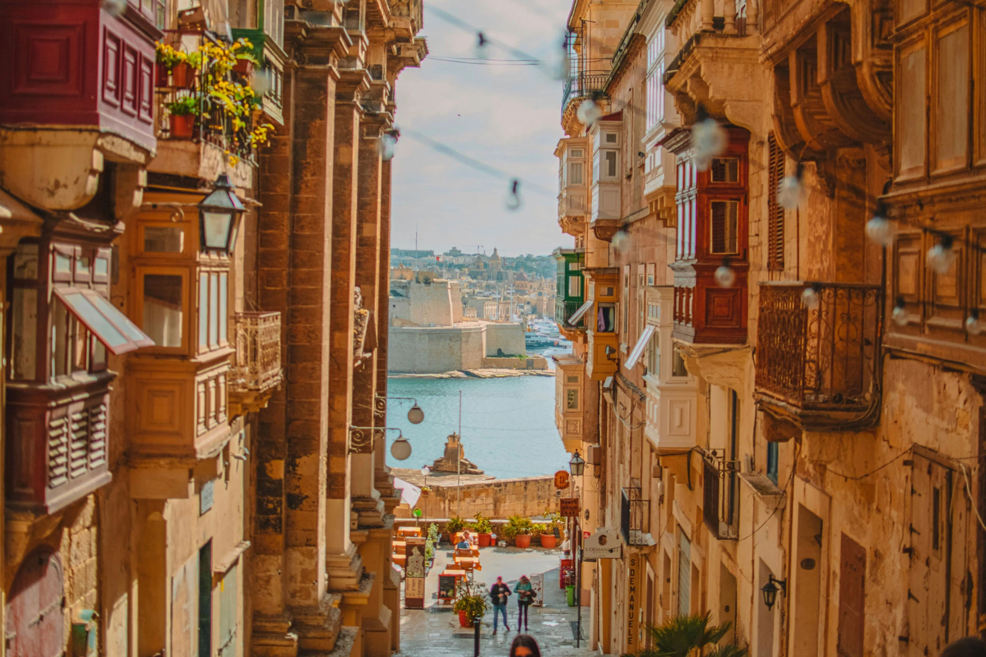 A street in Valetta, Malta