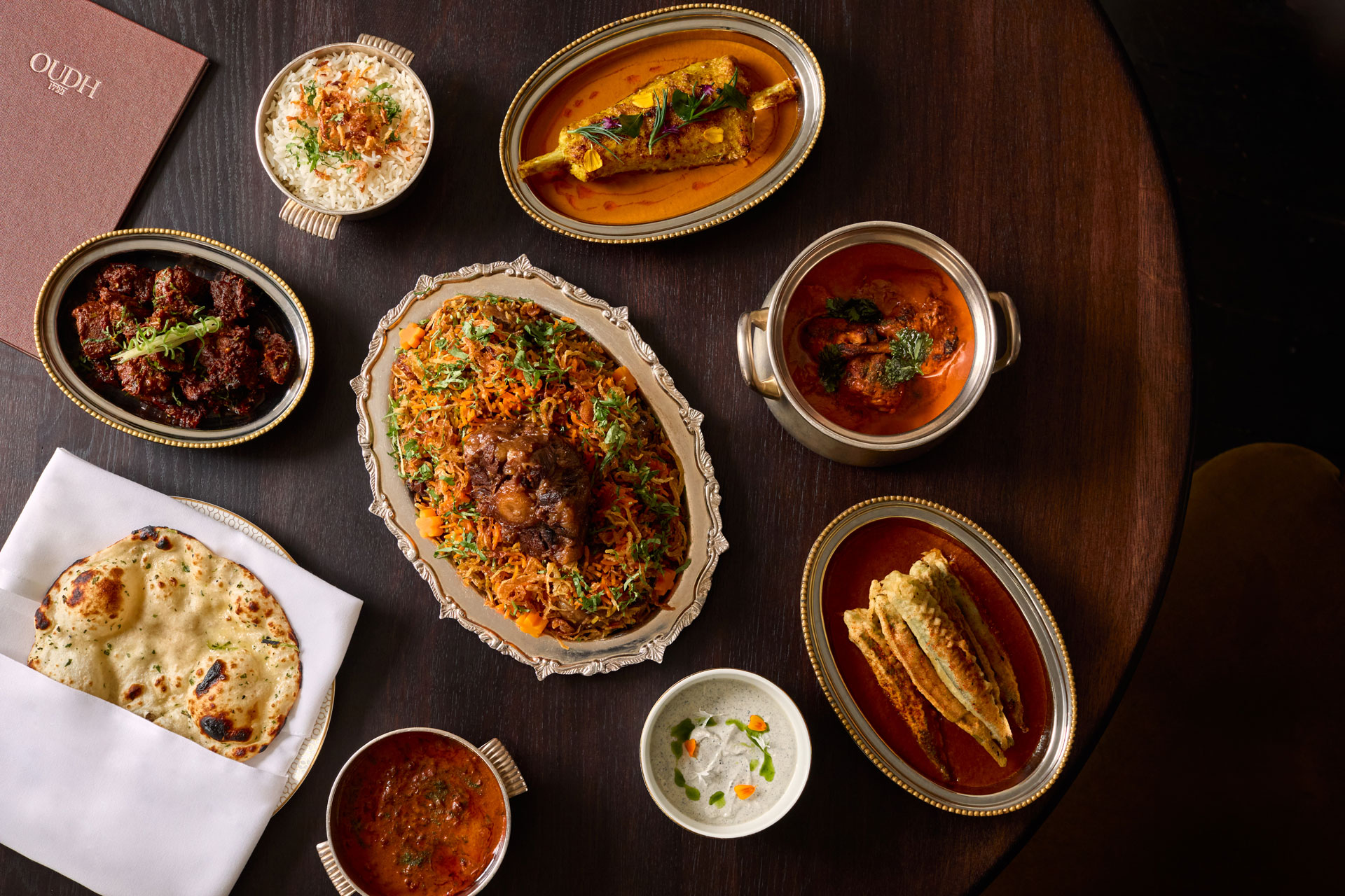 Food on the table at Oudh 1722