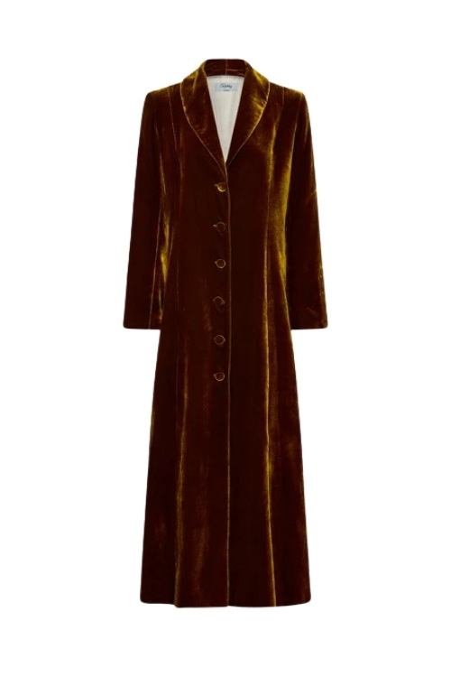 Ridley velvet opera coat